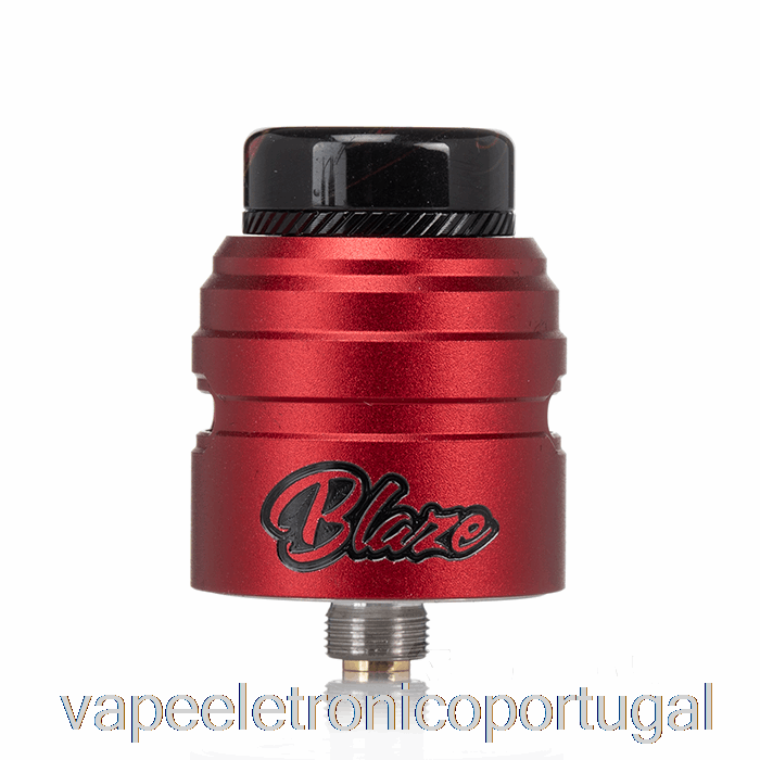 Vape Eletrônico Thunderhead Creations Blaze Solo 24mm BF RDA Red